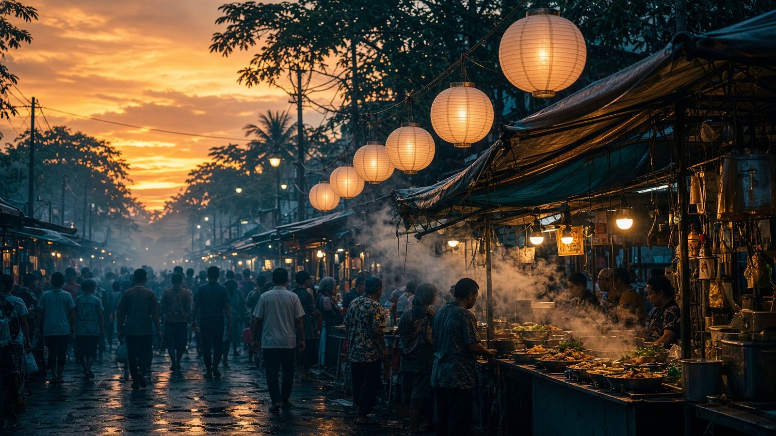 Malaysian night market