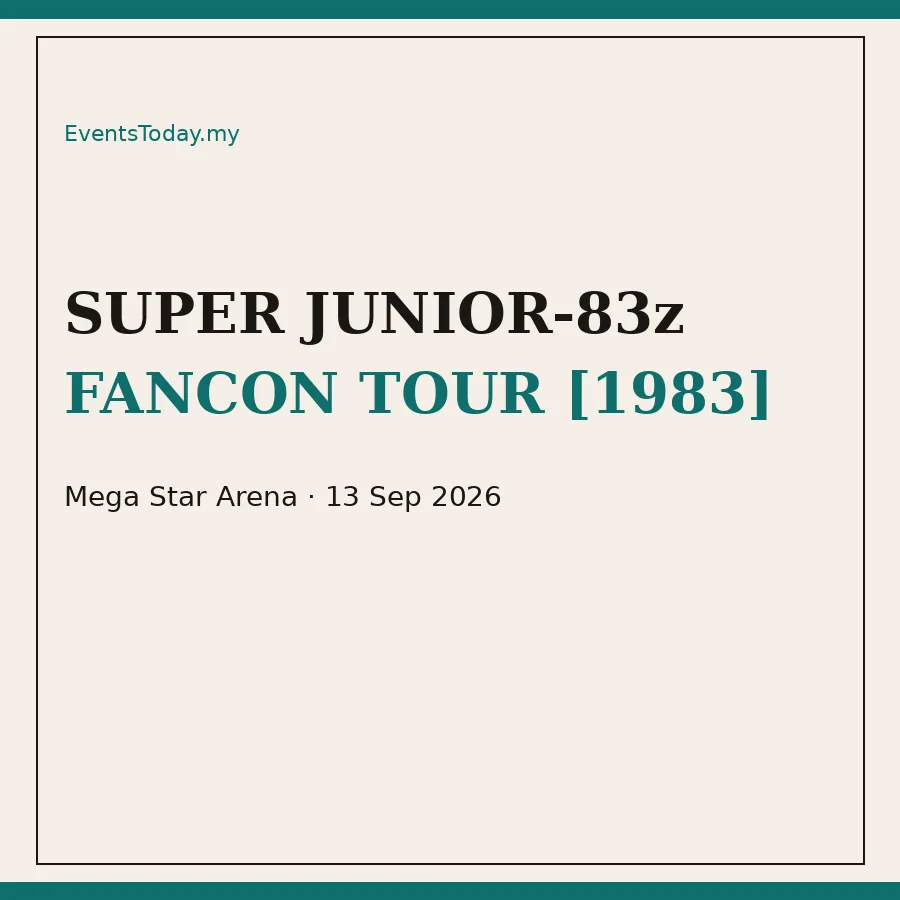 SUPER JUNIOR-83z FANCON TOUR [1983]